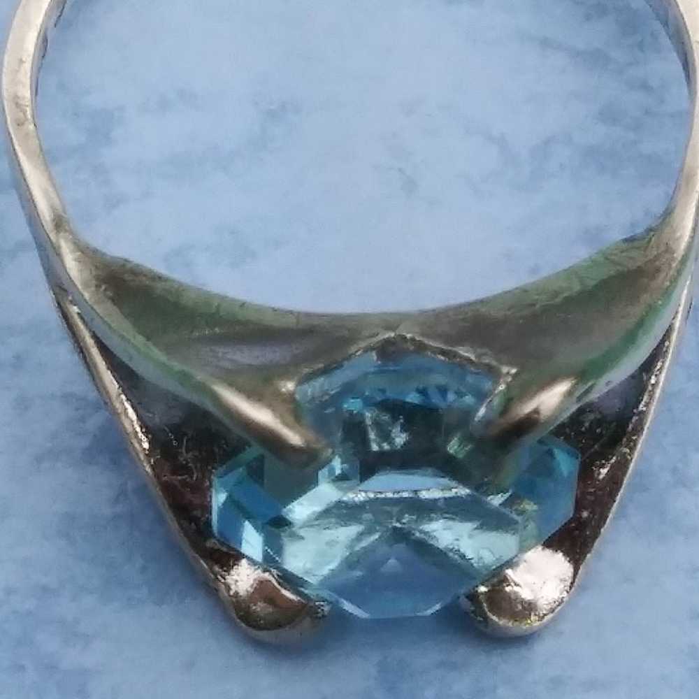 Joseph Esposito ESPO Sterling & Blue Topaz Vintag… - image 8