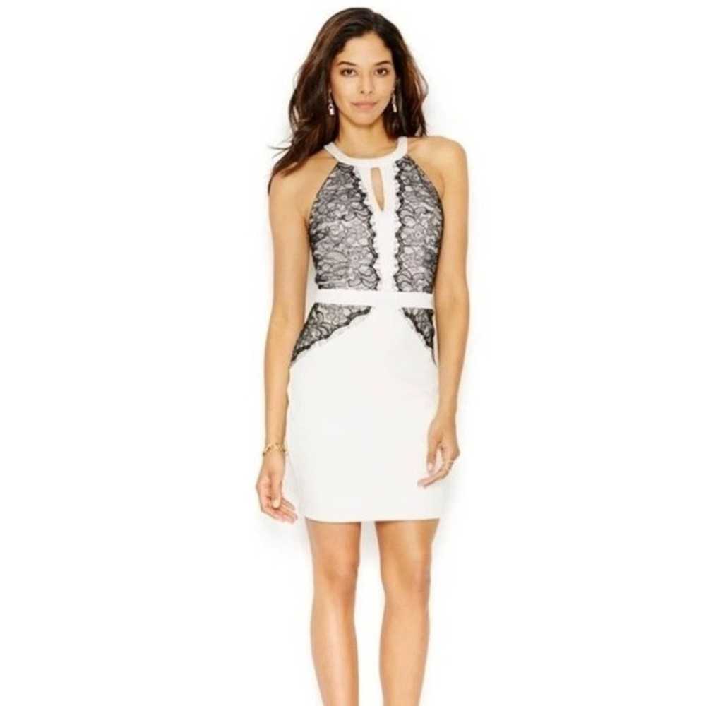 GUESS Black and White lace “Diana” dress, size me… - image 2