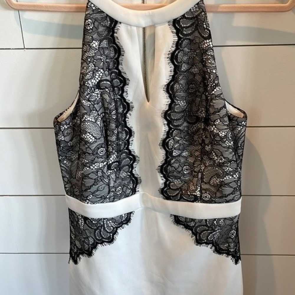 GUESS Black and White lace “Diana” dress, size me… - image 5