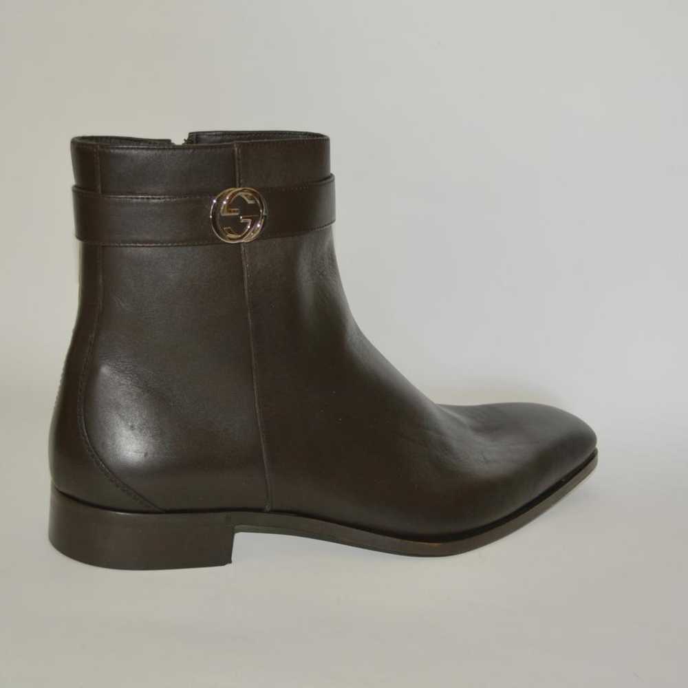 Gucci Leather boots - image 2