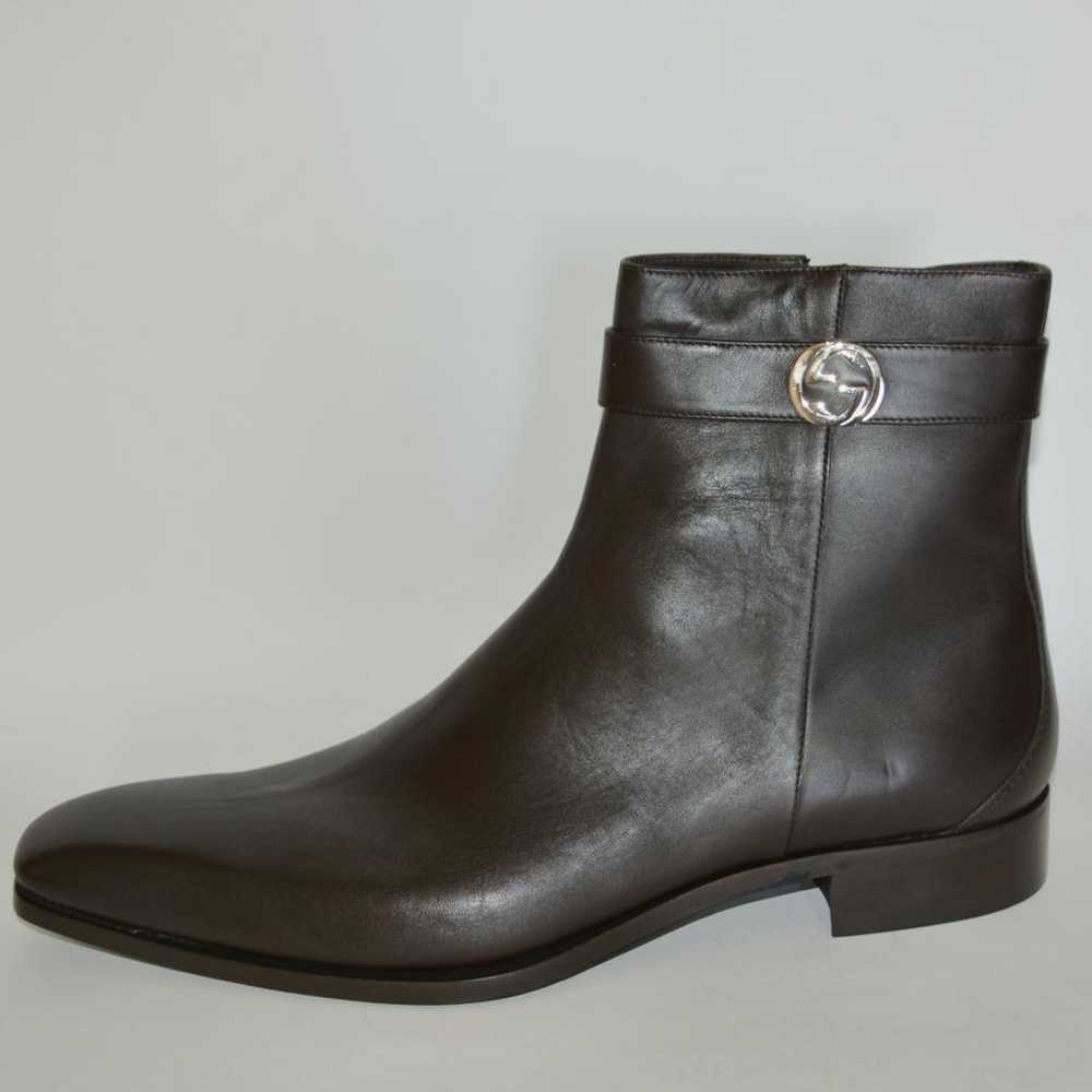 Gucci Leather boots - image 8