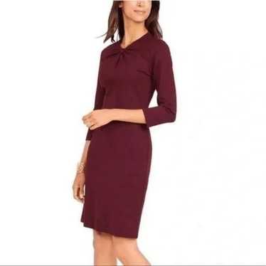 J. MCLAUGHLIN | Burgundy 3/4 Sleeve Isabel Knot-F… - image 1