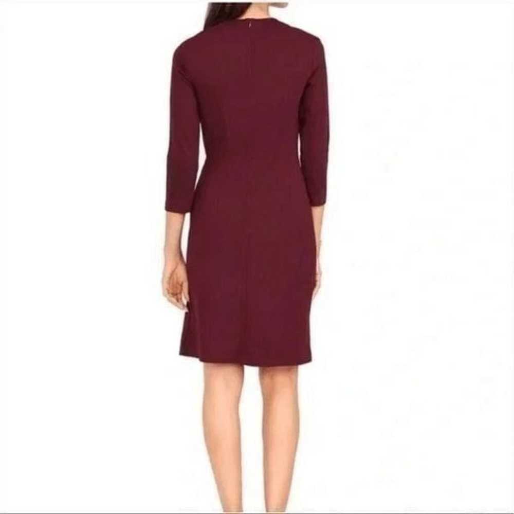 J. MCLAUGHLIN | Burgundy 3/4 Sleeve Isabel Knot-F… - image 2