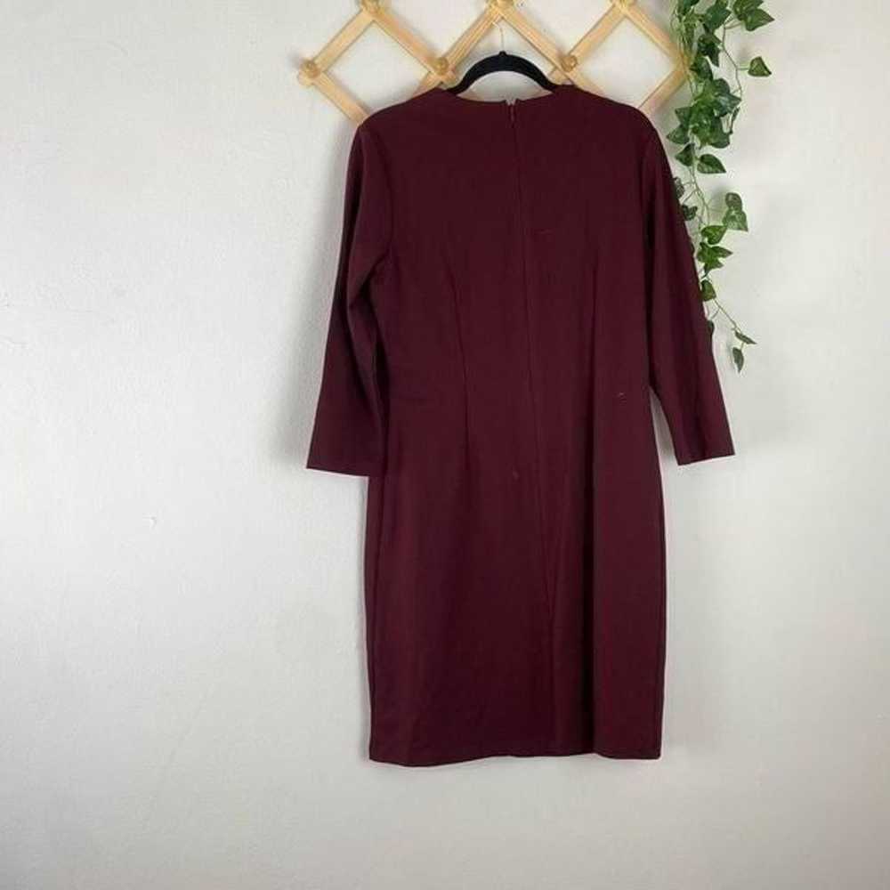 J. MCLAUGHLIN | Burgundy 3/4 Sleeve Isabel Knot-F… - image 7