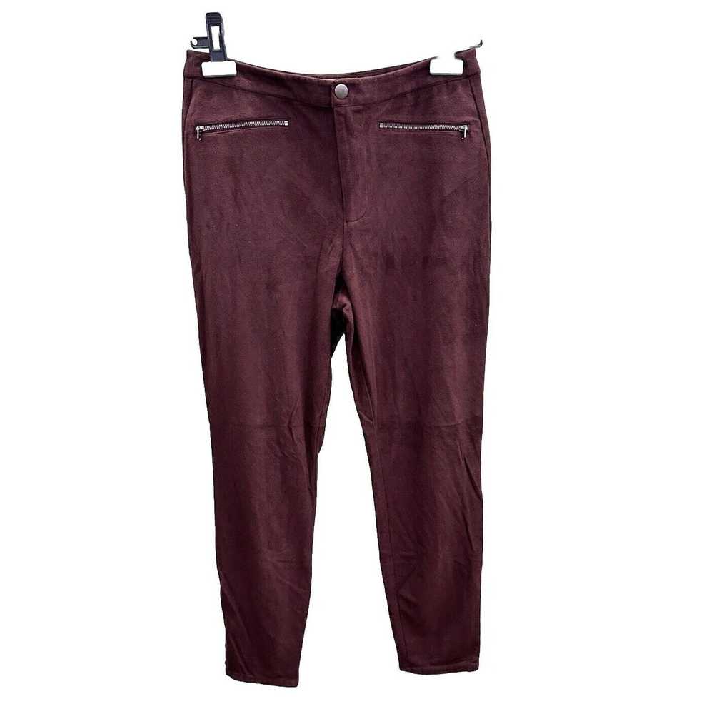 Abercrombie & Fitch Womans Burgundy Corduroy Skin… - image 1