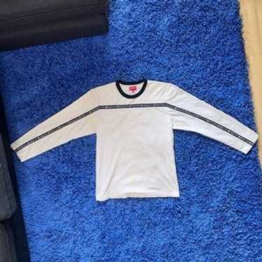 新品未使用 Supreme Tape Stripe L/S Pique Top Supreme Printed Stripe Pique L S Top (SS19) - $98