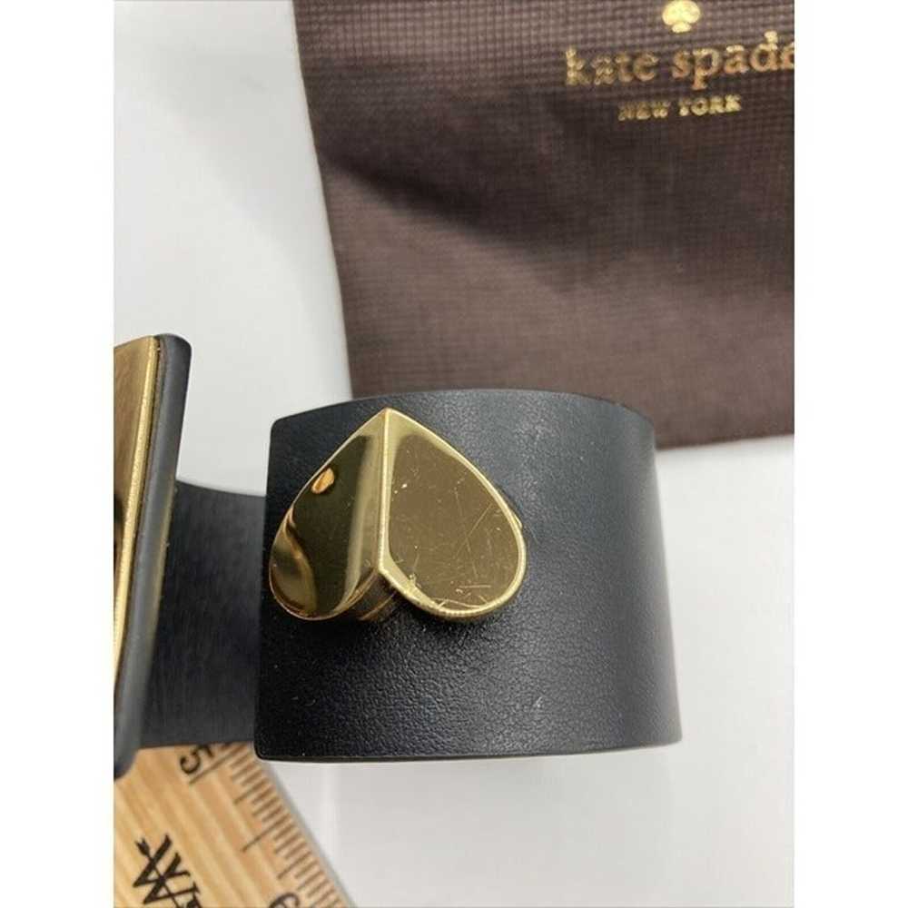 Kate Spade Logo Twist Lock Heart Leather Bracelet… - image 5