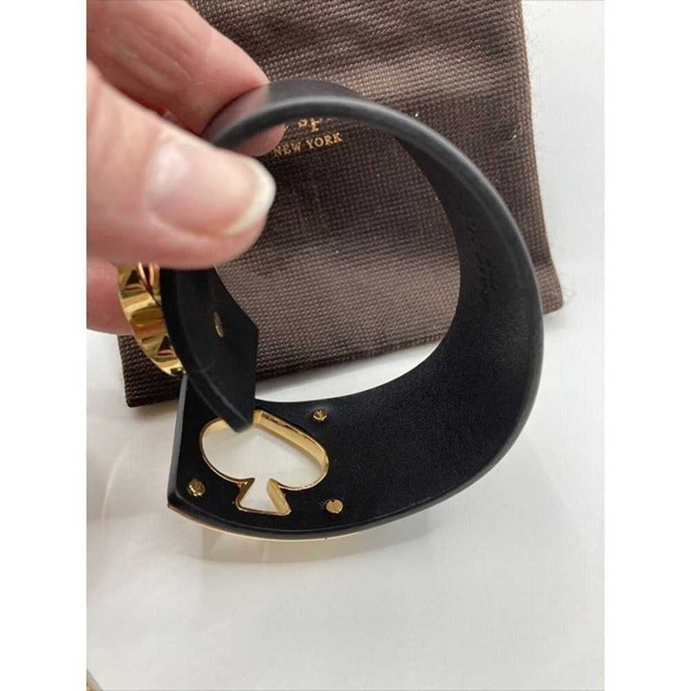 Kate Spade Logo Twist Lock Heart Leather Bracelet… - image 9