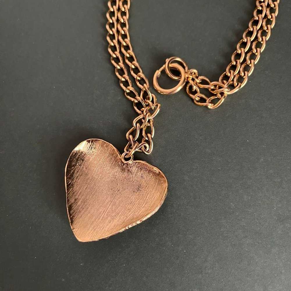 MOSCHINO Moschino ★ vintage heart pendant necklace - image 4