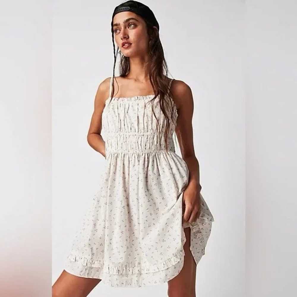 Free People Gabby Mini Dress NWOT Size S Ivory Co… - image 2