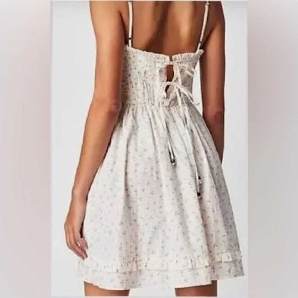 Free People Gabby Mini Dress NWOT Size S Ivory Co… - image 3