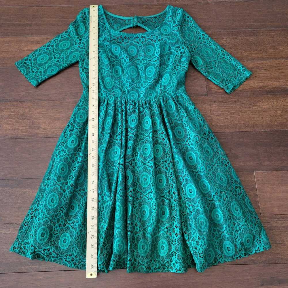 Plenty by Tracy Reese Estella Green Lace Fit & Fl… - image 10