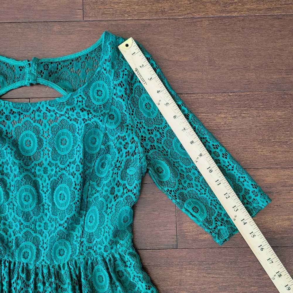 Plenty by Tracy Reese Estella Green Lace Fit & Fl… - image 11