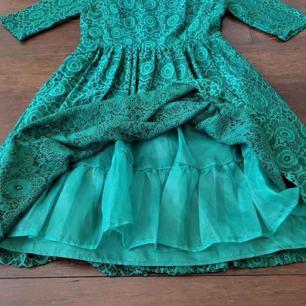 Plenty by Tracy Reese Estella Green Lace Fit & Fl… - image 8