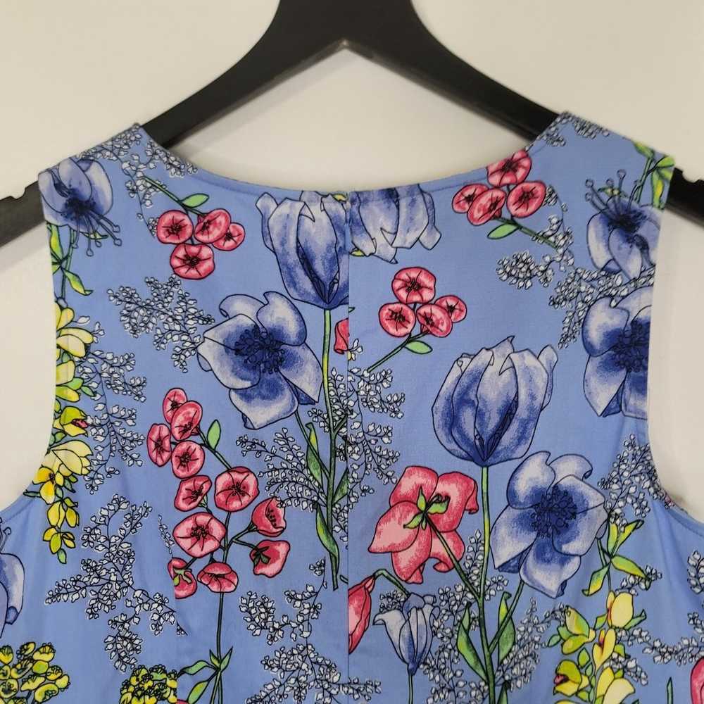 Talbots Floral Sleeveless Fit & Flare Dress Women… - image 8