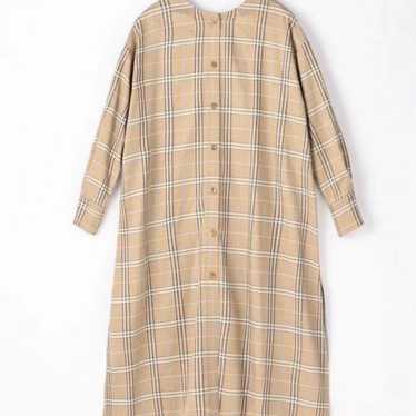 Excellent condition TOMORROWLAND check shirt dress