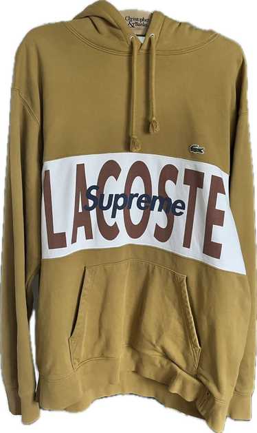 Lacoste × Supreme Supreme x Lacoste Logo Panel Hoo