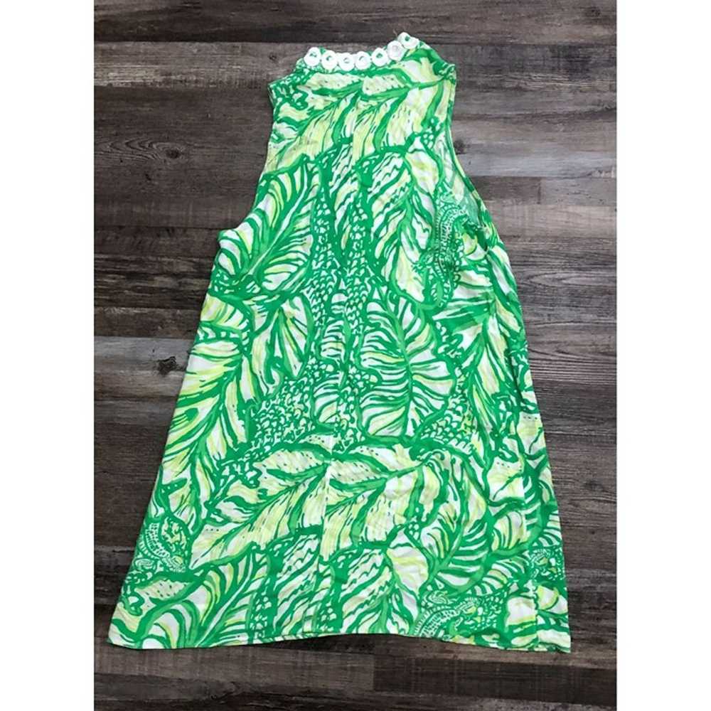 Lilly Pulitzer Jane Shift Dress Partial Zip Touca… - image 2