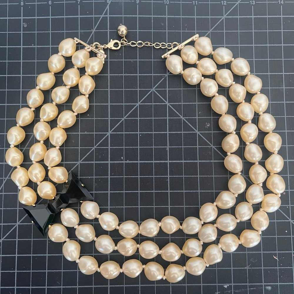 Kate Spade faux pearl necklace - image 2