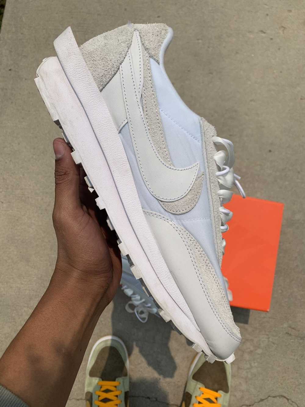 Nike × Sacai Nike x Sacai LD Waffle White Nylon - image 6