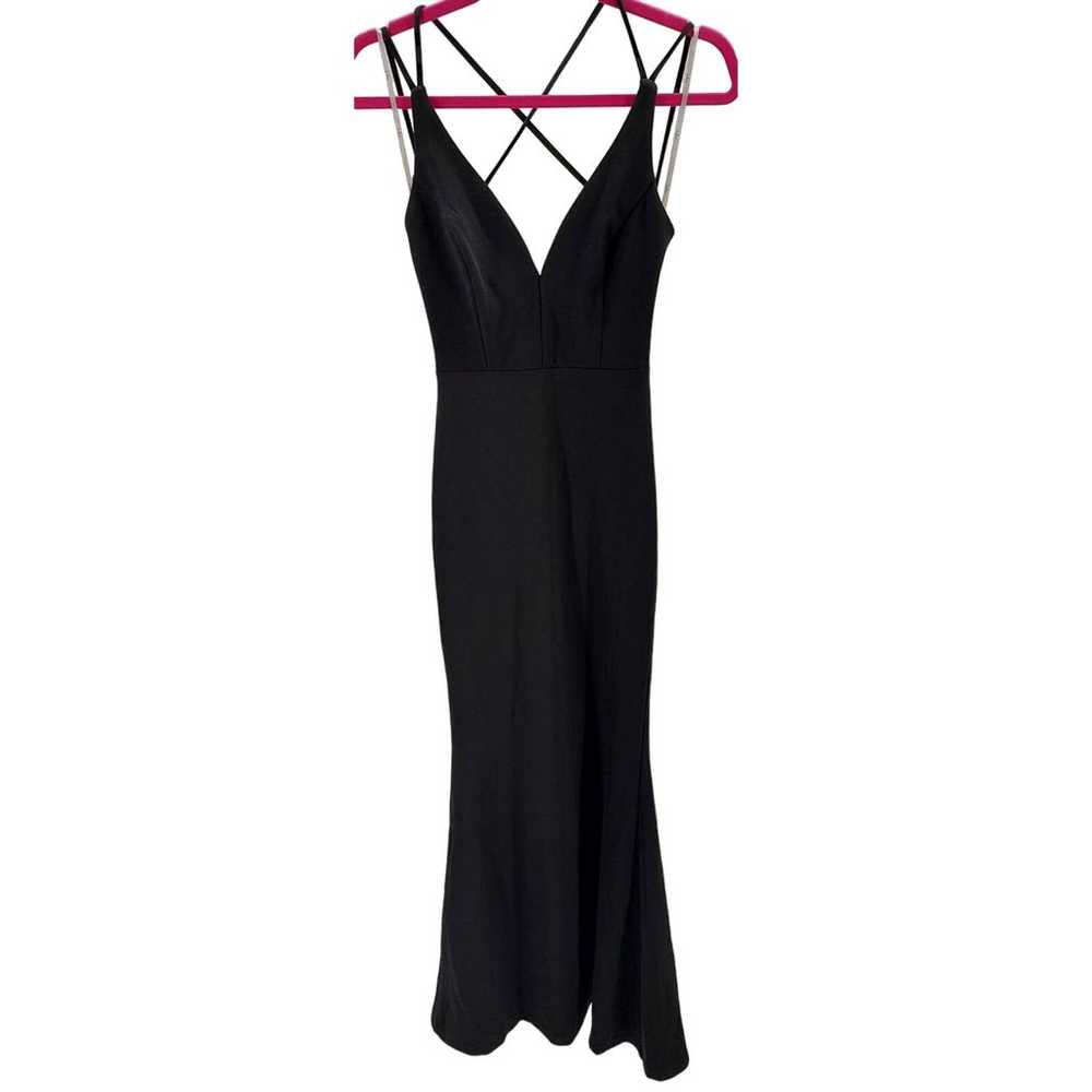 LULU'S S All this Allure Black Strappy Backless M… - image 3