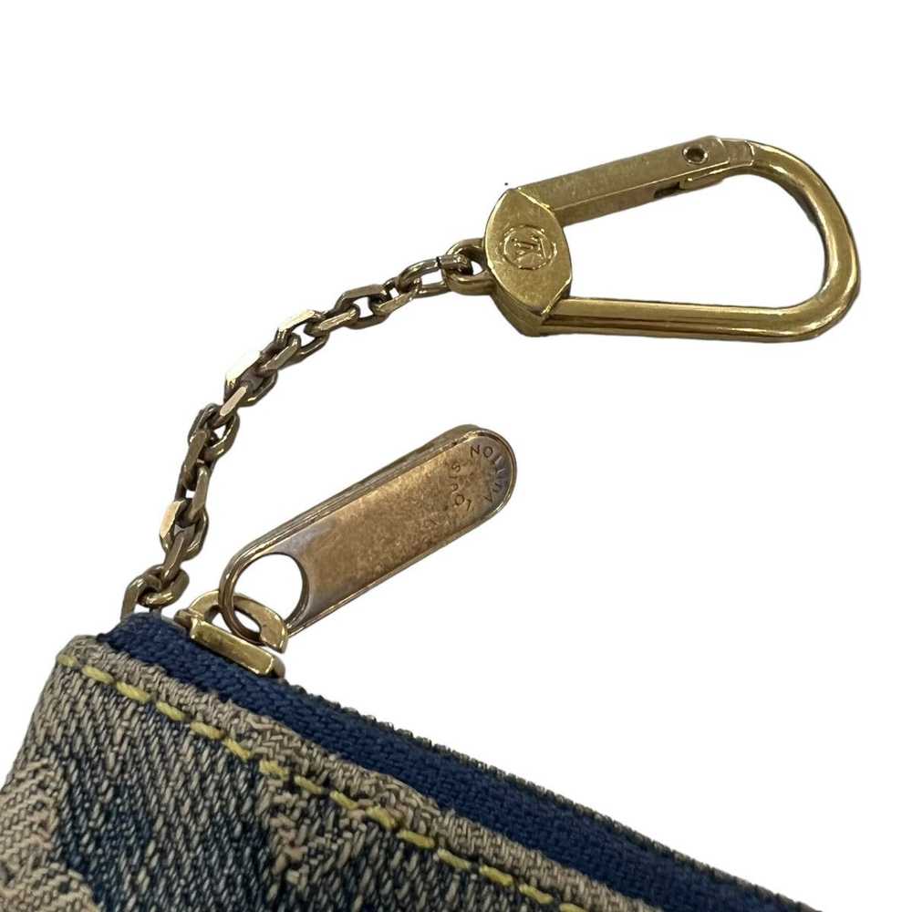 Louis Vuitton Louis Vuitton Denim Monogram Key Po… - image 6