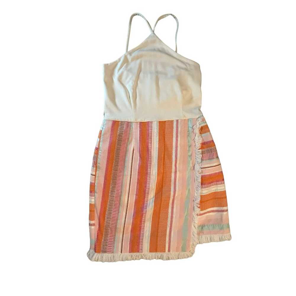 Anthropologie Hutch Kalyn Halter Top Striped Frin… - image 5