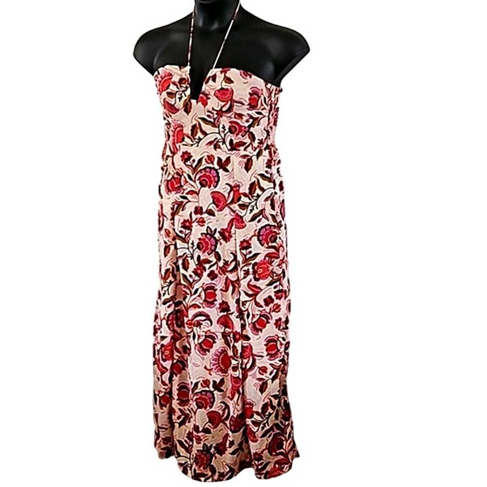 Sincerely Jules  Halter Floral Print Maxi Dress S… - image 3