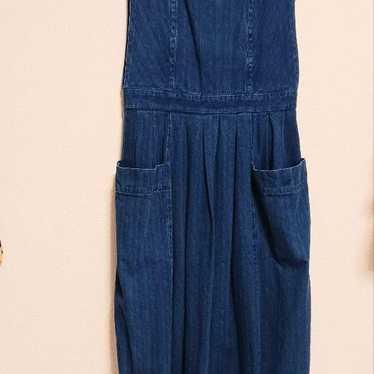 Laura Ashley vintage denim dress.