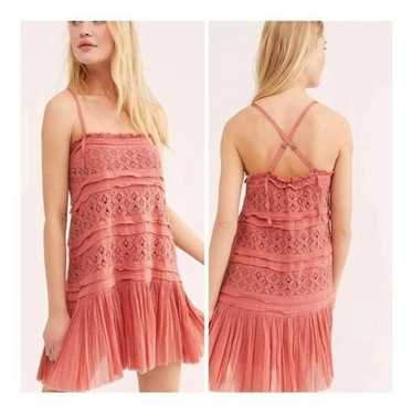 NWOT Free People Shailee crochet lace mo