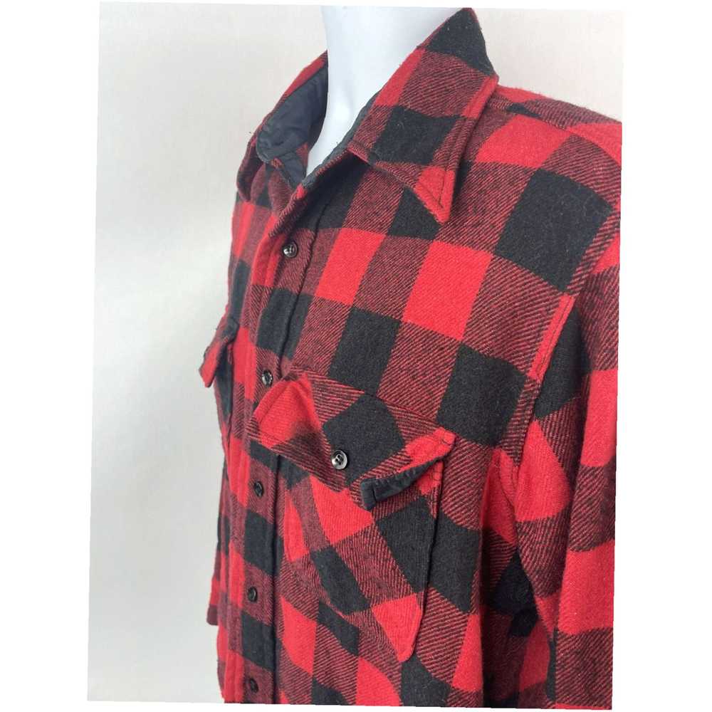 Sears Authentic Vintage Mens Medium Buffalo Plaid… - image 4