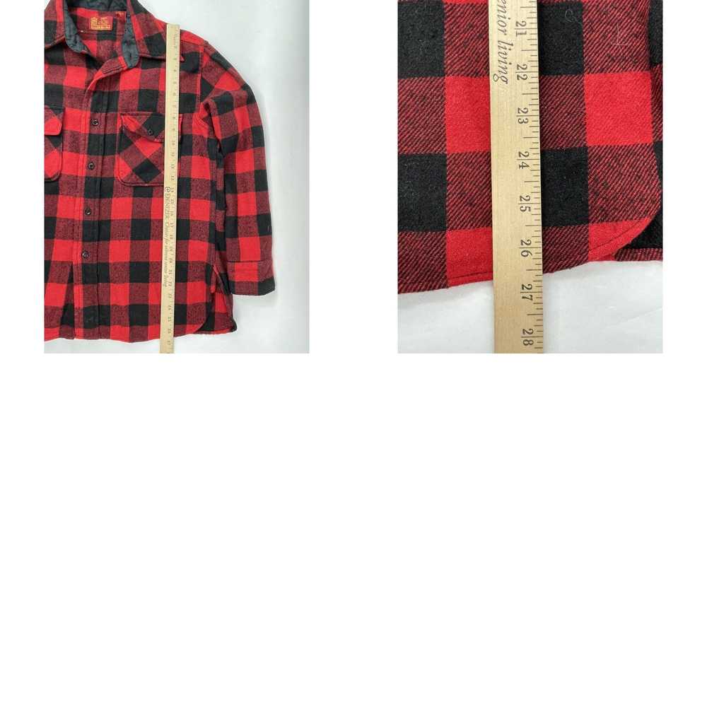 Sears Authentic Vintage Mens Medium Buffalo Plaid… - image 8