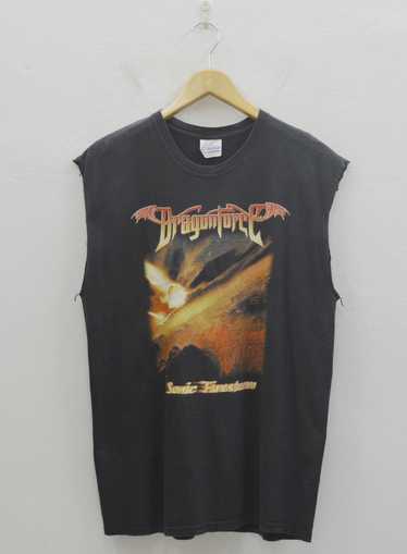 Band Tees × Rock T Shirt 2004 Dragon Force Sonic F