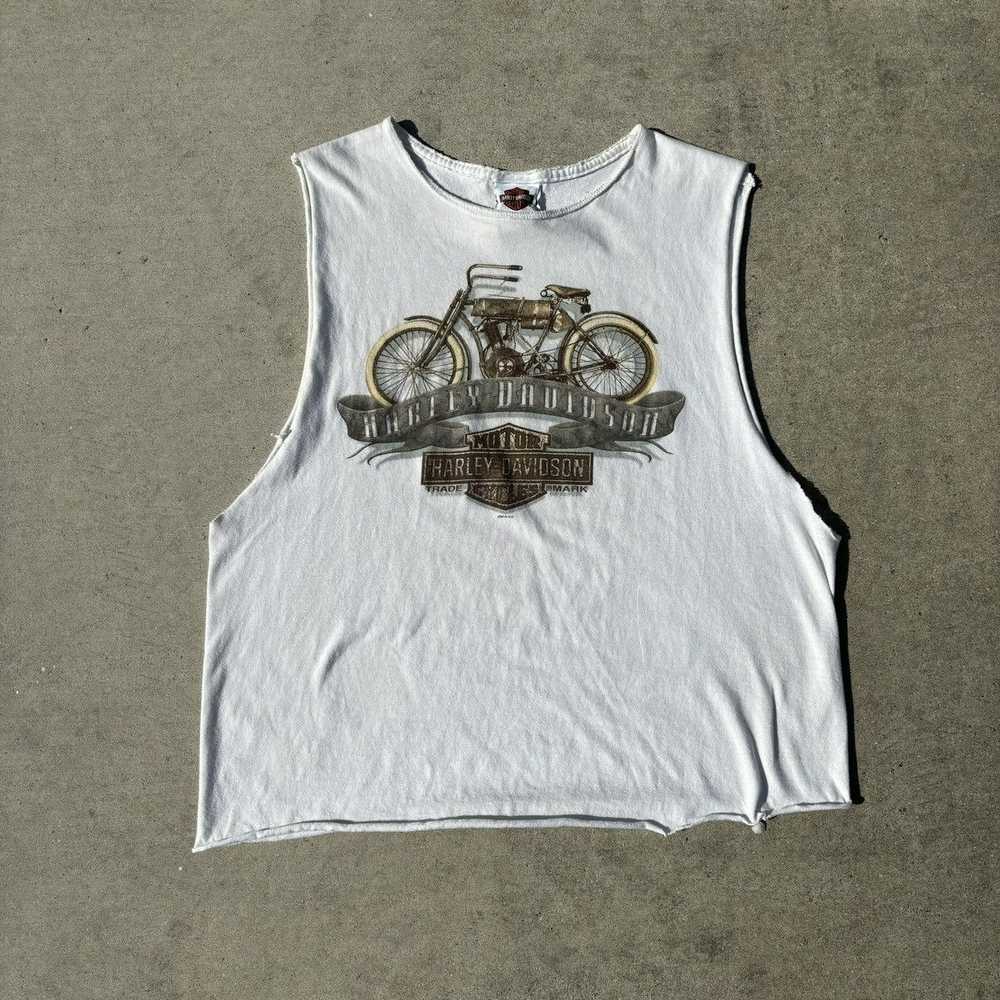 Harley Davidson Harley Cut Off Tee - image 1