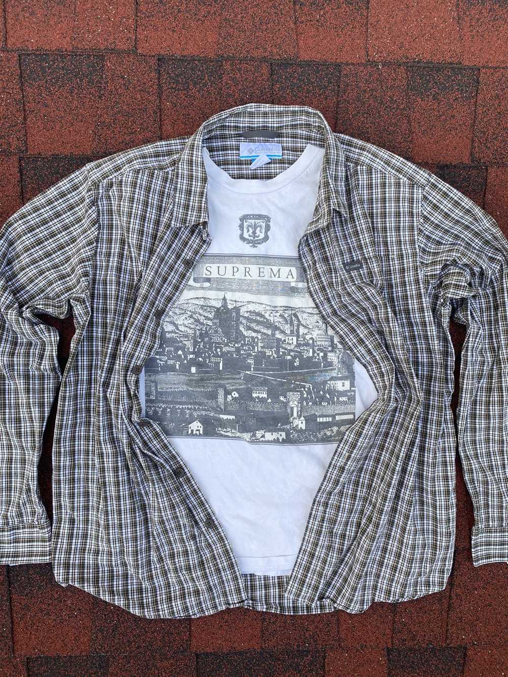 Columbia × Streetwear × Vintage Vintage Checkered… - image 1