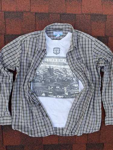 Columbia × Streetwear × Vintage Vintage Checkered… - image 1