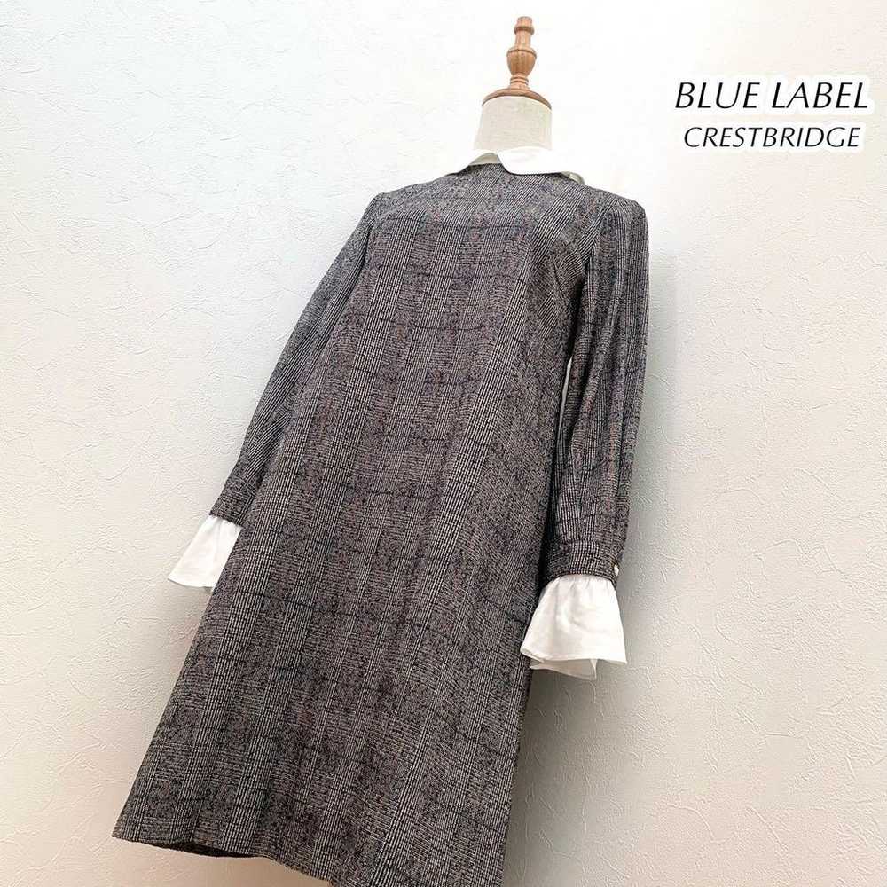 BLUE LABEL CRESTBRIDGE Collared dress with sleeve… - image 2