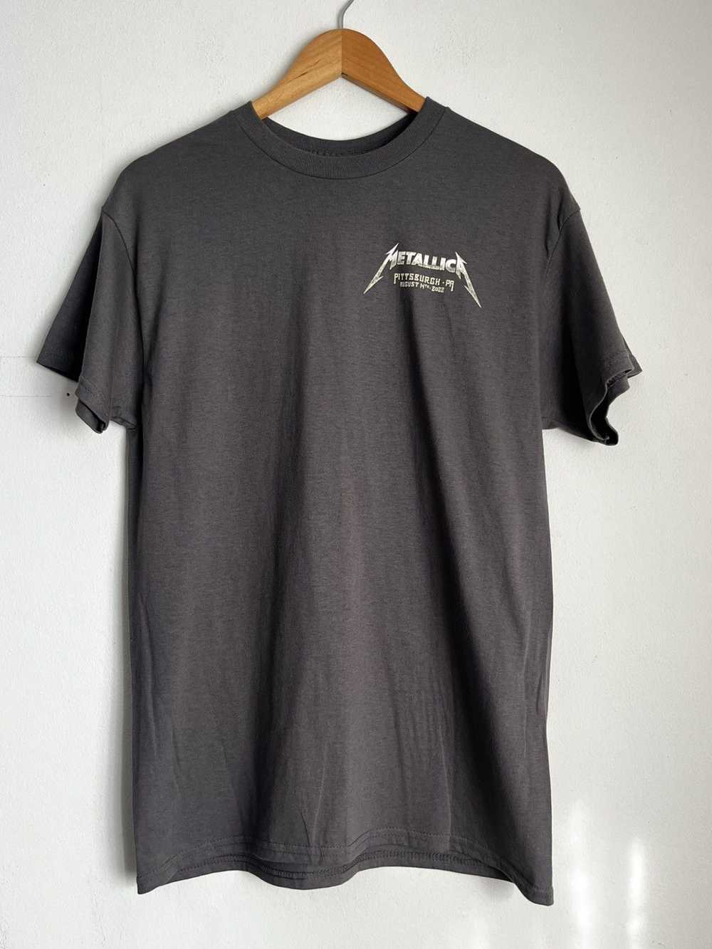 Band Tees × Metallica Metallica Pittsburgh 2022 C… - image 4