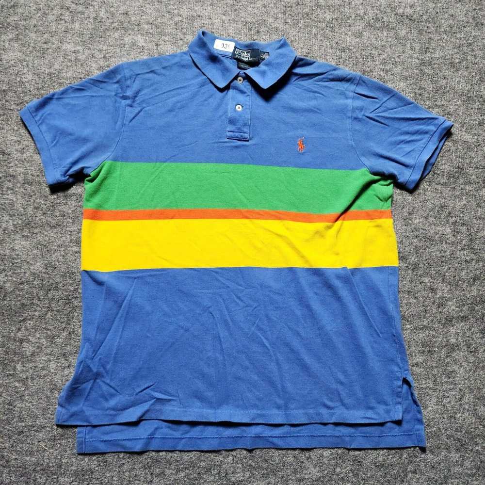 Ralph Lauren RALPH LAUREN Polo Shirt Men's XL Blu… - image 1