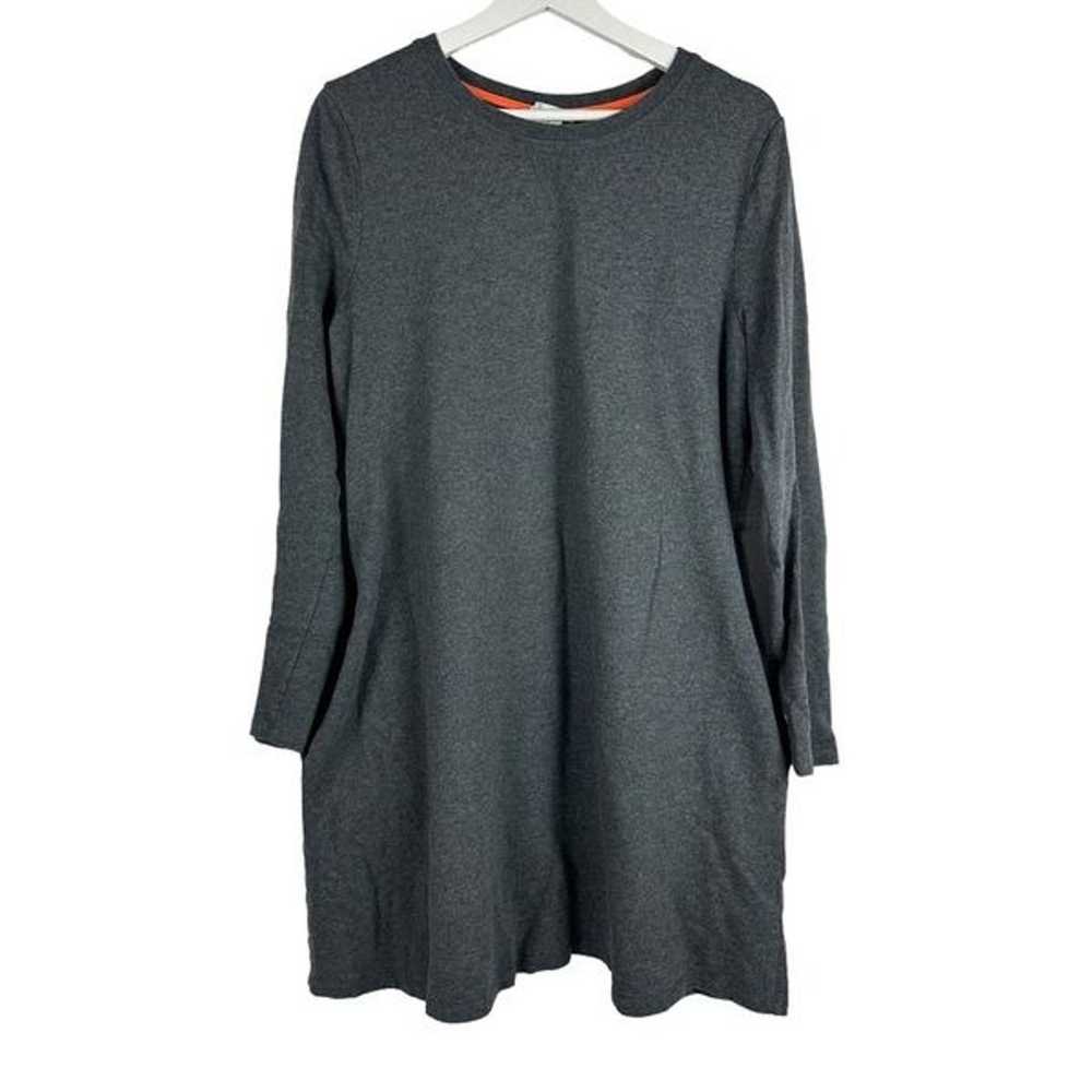 Boden gray sweatshirt style Dress size 10R - image 1