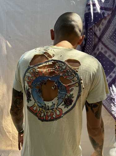 Grateful Dead × Vintage **DISTRESSED** 82’ Gratef… - image 1