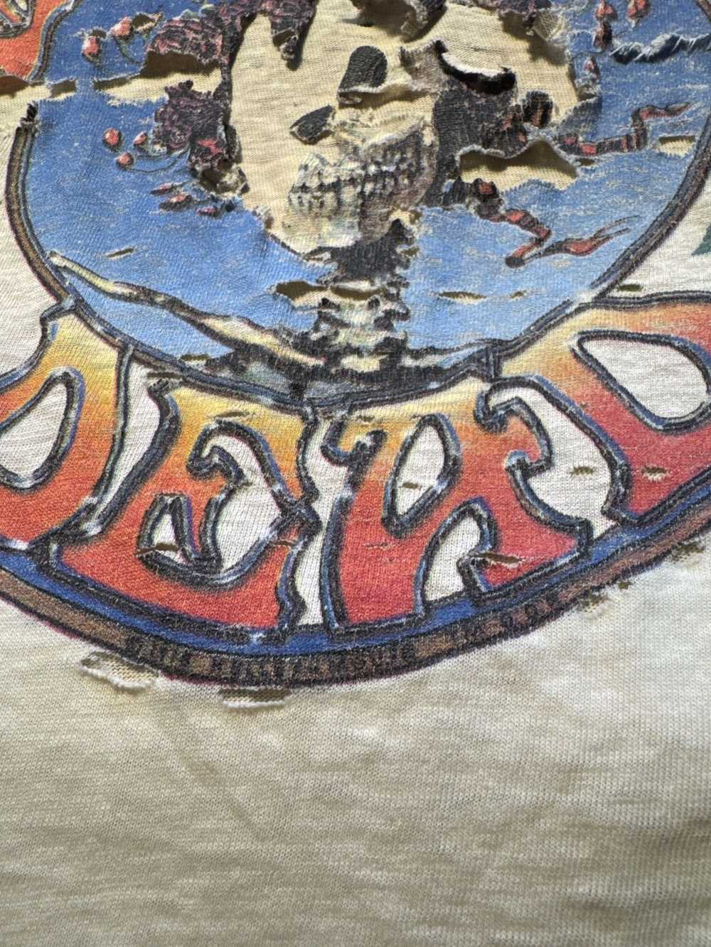 Grateful Dead × Vintage **DISTRESSED** 82’ Gratef… - image 7