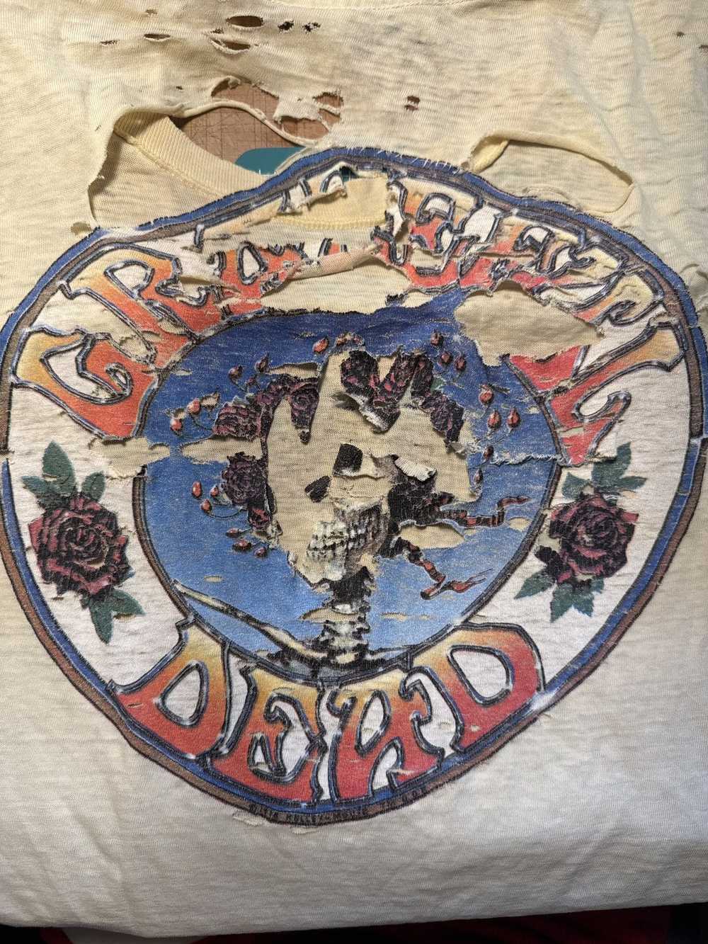 Grateful Dead × Vintage **DISTRESSED** 82’ Gratef… - image 8