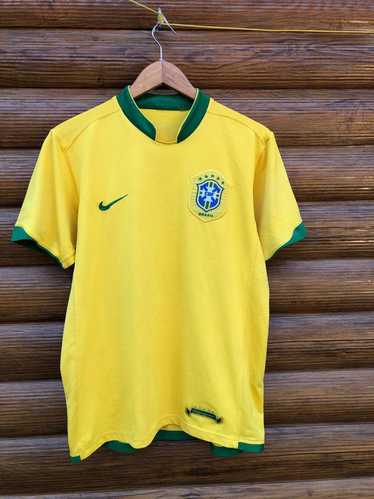 Jersey × Nike × Soccer Jersey BRASIL HOME FOOTBALL