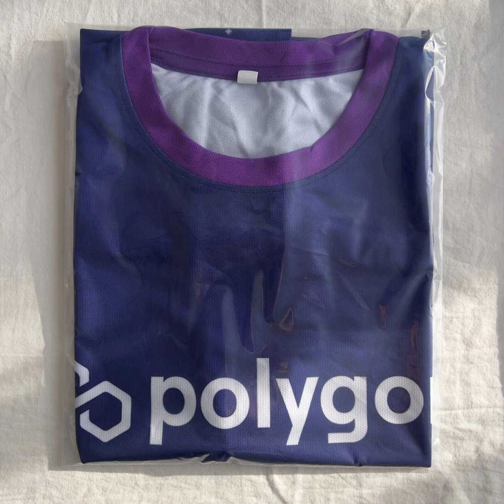 Designer RARE Polygon Crypto Tank Top Purple Clou… - image 6