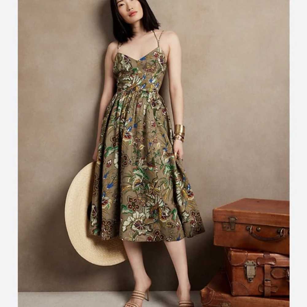 Banana Republic Meridian Boho Midi Dress - image 1