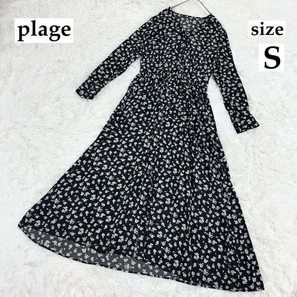 【Excellent Condition】Plage V-Neck Long Floral One… - image 1