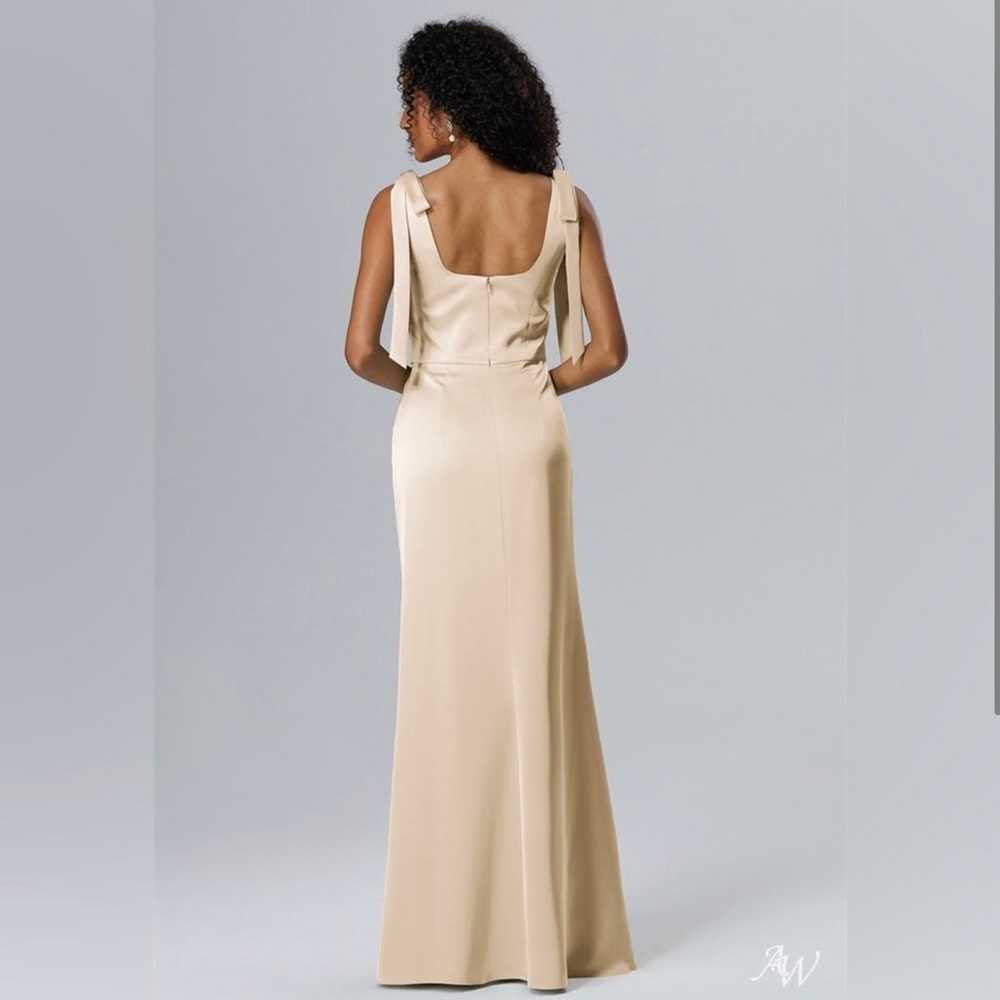 AW Bridal Natalie Dress in Champagne Size 8 - image 2