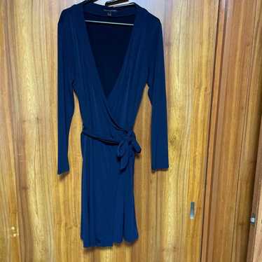 BANANA REPUBLIC Navy Wrap Dress Size M - image 1