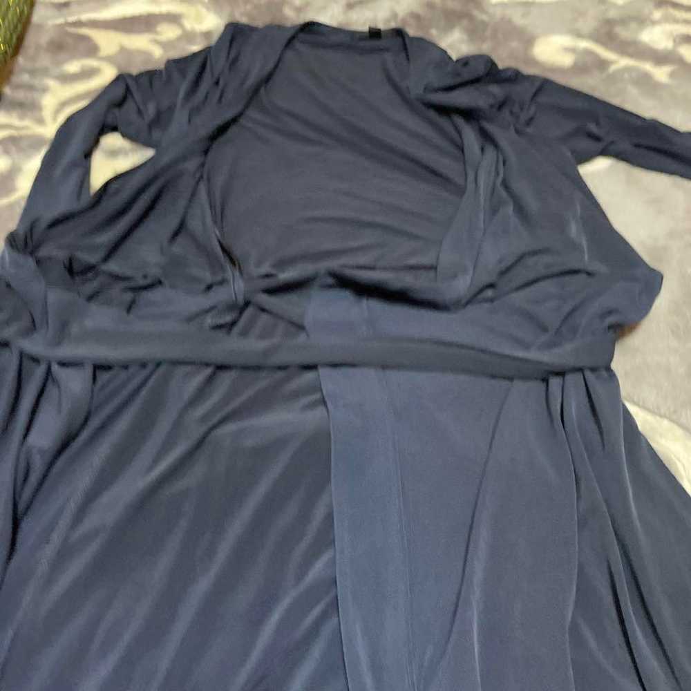 BANANA REPUBLIC Navy Wrap Dress Size M - image 2